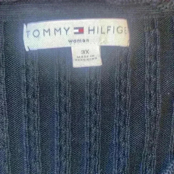 Tommy Hilfiger Black Sweater size 3X - Picture 2 of 6